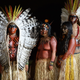 Image for article titled Photos: An Amazon tribe took over the runway at São Paulo Fashion Week